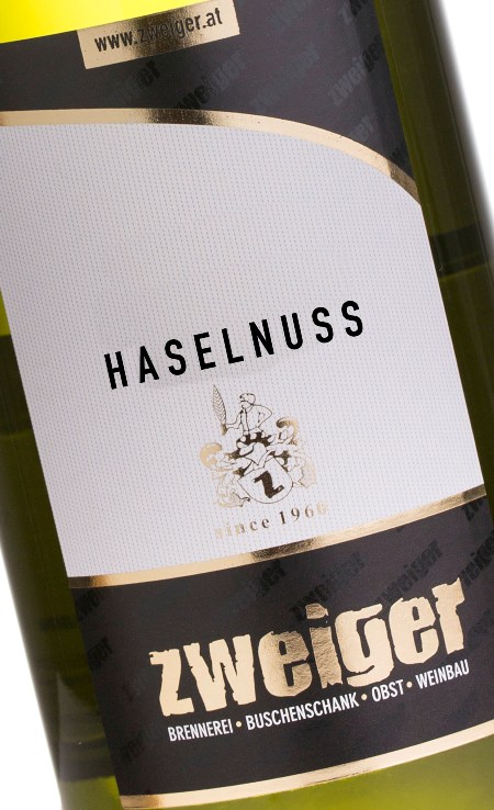 Haselnuss Schnaps Gastroflasche