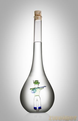 Design-Motivflasche